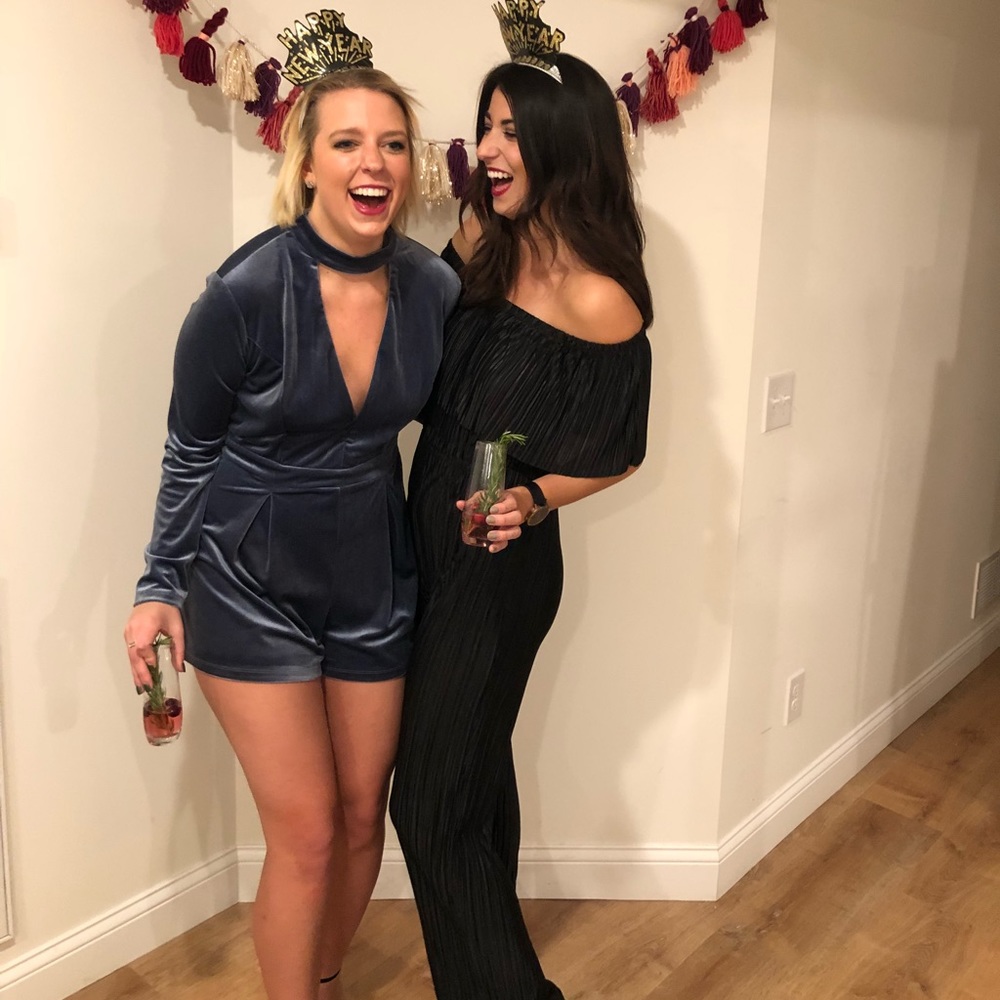 Asos Off The Shoulder Jumpsuit